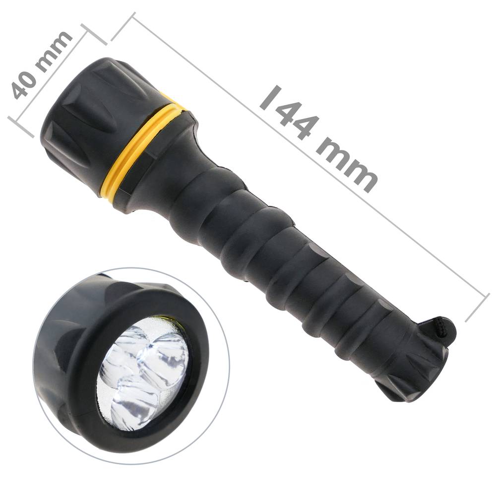 Linterna LED de alta intensidad y 12 lúmenes