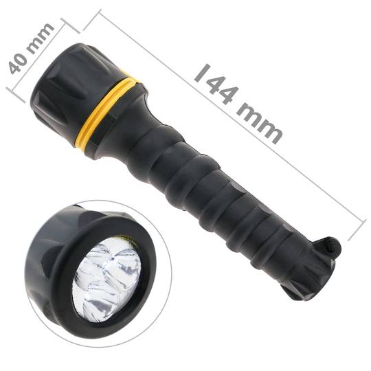 Linterna LED de alta intensidad y 12 lúmenes