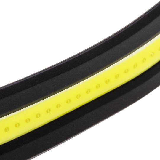 Llanterna de Llum LED frontal recarregable per cap amb bateria de 1200 mAh 360 lúmens sensor moviment i càrrega per USB-C IPX4