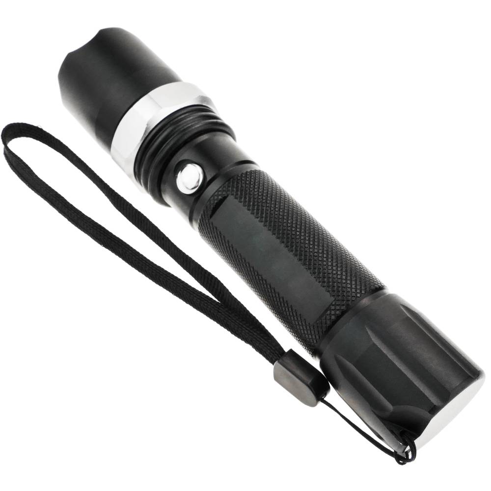 Linterna Q5 Zoom de 240 lúmenes de resistente aluminio
