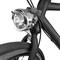 Reflektor rowerowy w stylu retro z włącznikiem i podstawką 6 LED