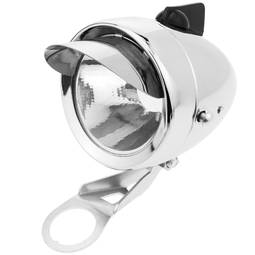 Reflektor rowerowy w stylu retro z wyłącznikiem i uchwytem 1 LED
