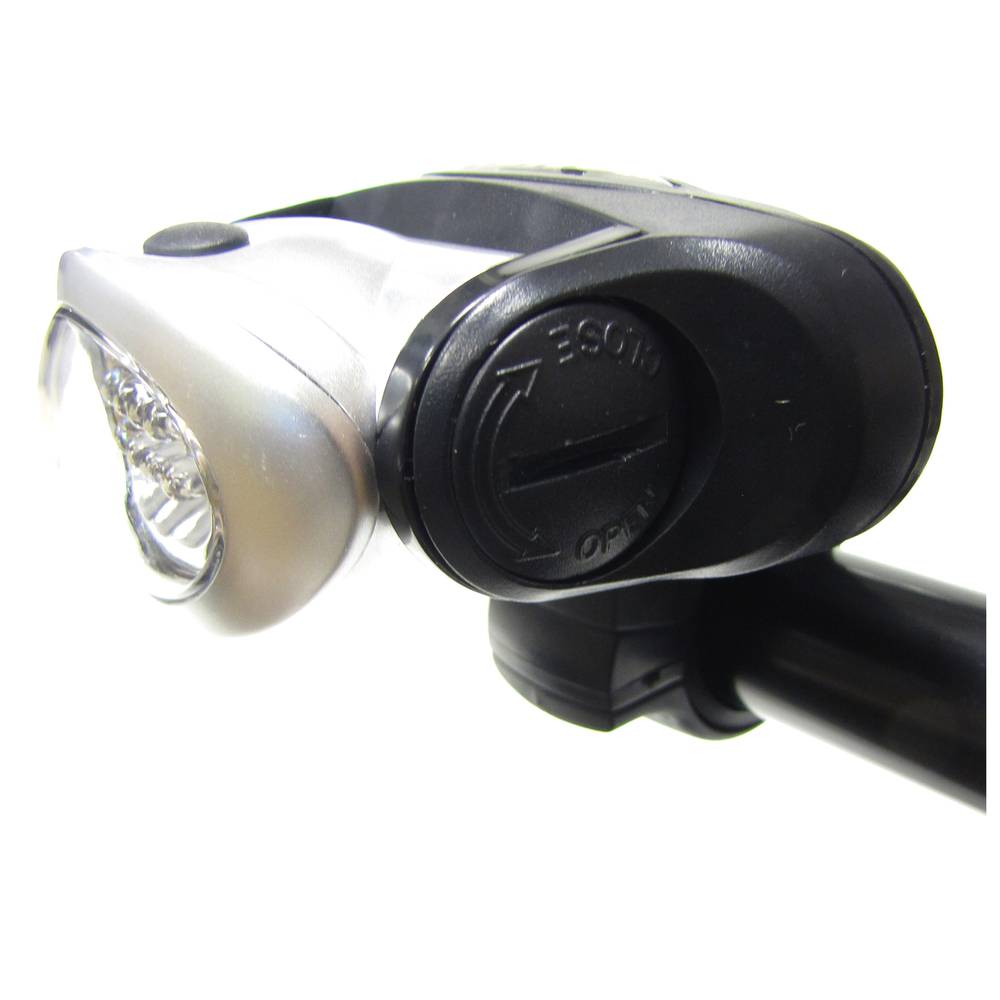 Reflektor LED do białego roweru przedniego