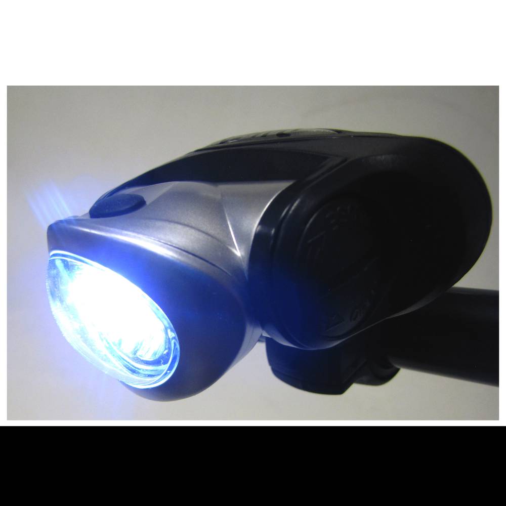 Reflektor LED do białego roweru przedniego