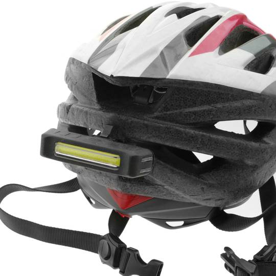 Faro della bicicletta a LED rosso bianco e verde di  150 lumen USB ricaricabile