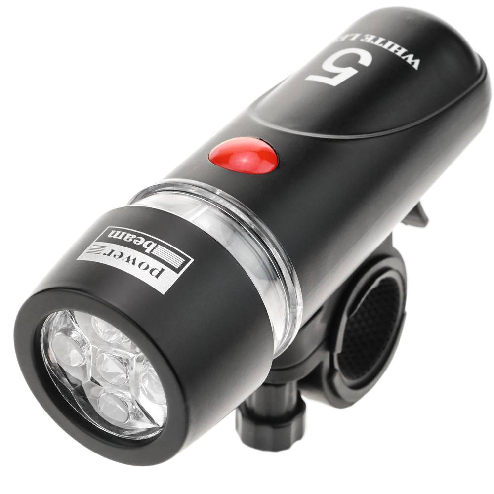 Przedni reflektor LED na rower Zdejmowana latarka 5-LED