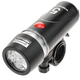 LED-koplamp voor op de fiets Afneembaar 5-LED-zaklamplicht