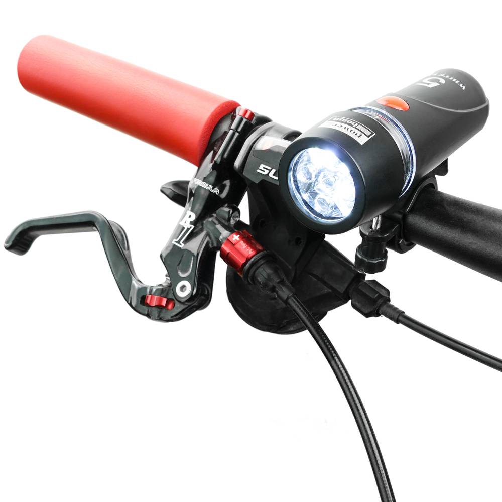 Przedni reflektor LED na rower Zdejmowana latarka 5-LED