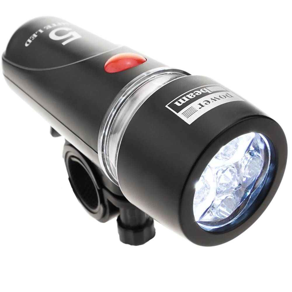 Przedni reflektor LED na rower Zdejmowana latarka 5-LED