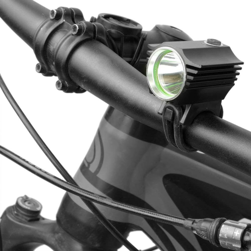 CHEDENG Fahrrad-Scheinwerfer Front 3 Modi Fahrrad-Licht-T6 LED Fahrrad-Fackel mit 6400 mAh Akku Stirnband ZHAOMIHU Color : Blue Ladegerät