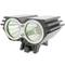 Faro a LED anteriore per testa e bicicletta con batteria da 8000 mAh 2000 lumen 2 x T6 XLamp