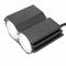 Faro a LED anteriore per testa e bicicletta con batteria da 8000 mAh 2000 lumen 2 x T6 XLamp