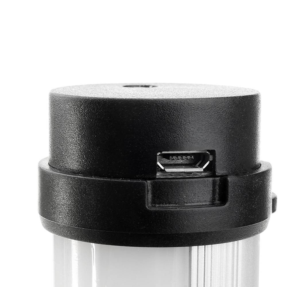 Luce LED 2W lanterna portatile ricaricabile USB