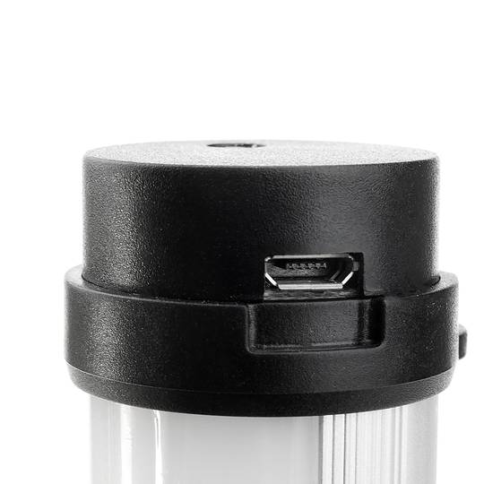 Luce LED 2W lanterna portatile ricaricabile USB