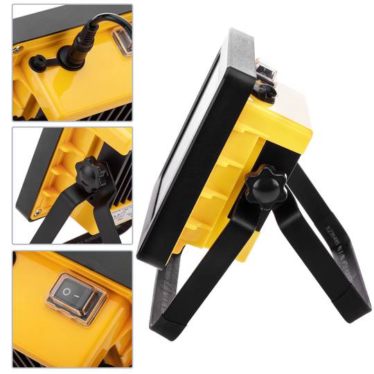 LED-Scheinwerfer 10W Outdoor IP44 wiederaufladbare 6500K