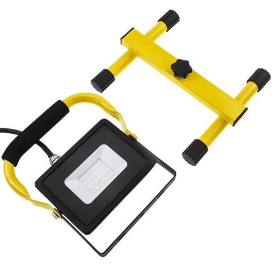 LED Spot IP65 portable 20W 220V 6500K met Standaard