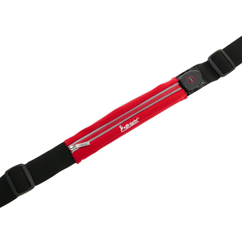 Sac à taille sport avec lumière LED rechargeable par USB