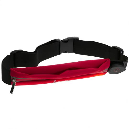 Sac à taille sport avec lumière LED rechargeable par USB