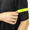 Yellow phosphorescent reflecting strip bands for night viewing 2-pack