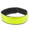 Yellow phosphorescent reflecting strip bands for night viewing 2-pack