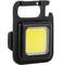 Mini torcia LED ricaricabile con moschettone, 5W e 450 lumen, ideale per il campeggio, escursioni o laboratori