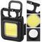 Mini torcia LED ricaricabile con moschettone, 5W e 450 lumen, ideale per il campeggio, escursioni o laboratori