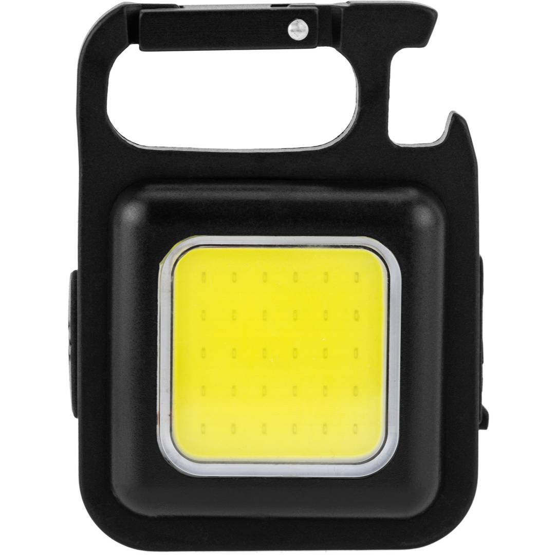 Mini torcia LED ricaricabile con moschettone, 5W e 450 lumen, ideale per il campeggio, escursioni o laboratori