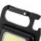 Mini torcia LED ricaricabile con moschettone, 5W e 450 lumen, ideale per il campeggio, escursioni o laboratori
