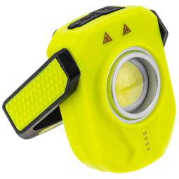 Torcia LED ricaricabile IP44 10W e 1000 lumen ideale per il campeggio, le escursioni o le officine