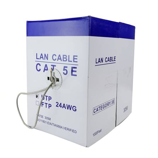 Bobina cavo 24AWG stranded categoria 5e UTP 305m