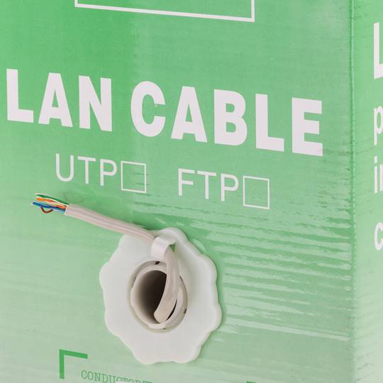 Bobina cable UTP categoria 5e 24AWG flexible 305m