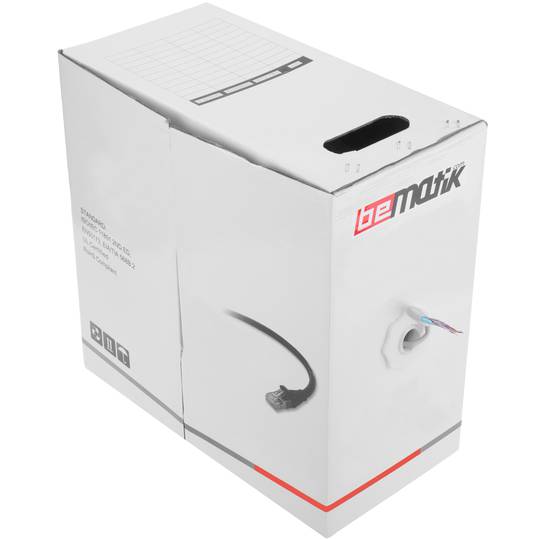 Coil cable 24AWG stranded category 5e FTP 305m