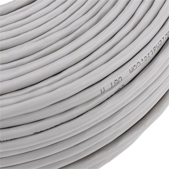 305 m flexibele grijze FTP Cat.5e Ethernet-netwerkkabelhaspel