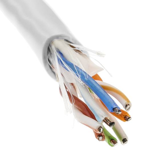 Spoelkabel UTP categorie 6 24AWG star grijs 305m