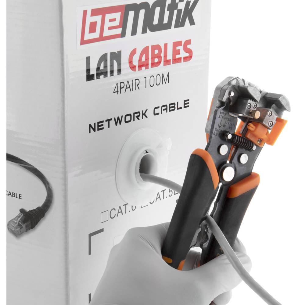 Spoelkabel UTP categorie 6 24AWG star grijs 305m