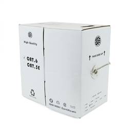 Spoelkabel FTP categorie 6 24AWG star grijs 305m