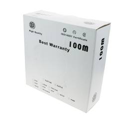 Coil cable FTP category 6 24AWG flexible gray 100m
