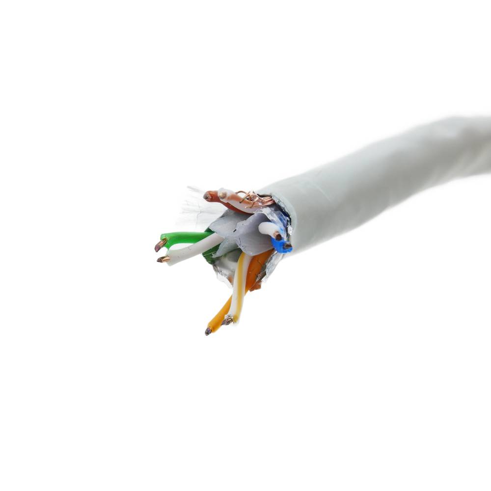 Cewka kablowa FTP Kat. 6A 23AWG sztywna szara 305m