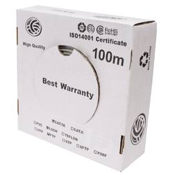 Bobina cable LSHF FTP Cat.5e 24AWG rígid 100m