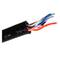 Cat.6 23AWG FTP-netwerkkabelspoel voor starre buitenzwart 100m