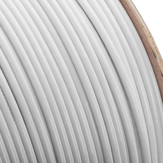 Bobina de cabo de rede ethernet Cat. 6 UTP rígido de 305 m de cor branca para exterior