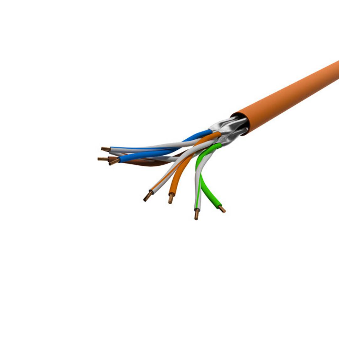 Lanberg cat 6A UFTP B2CA LAN network cable 500 m orange color LCU6-11B2-0500-O