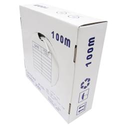 Bobina matassa di cavo di rete LAN FTP categoria cat.5e 24AWG rigido CCA grigio 100m