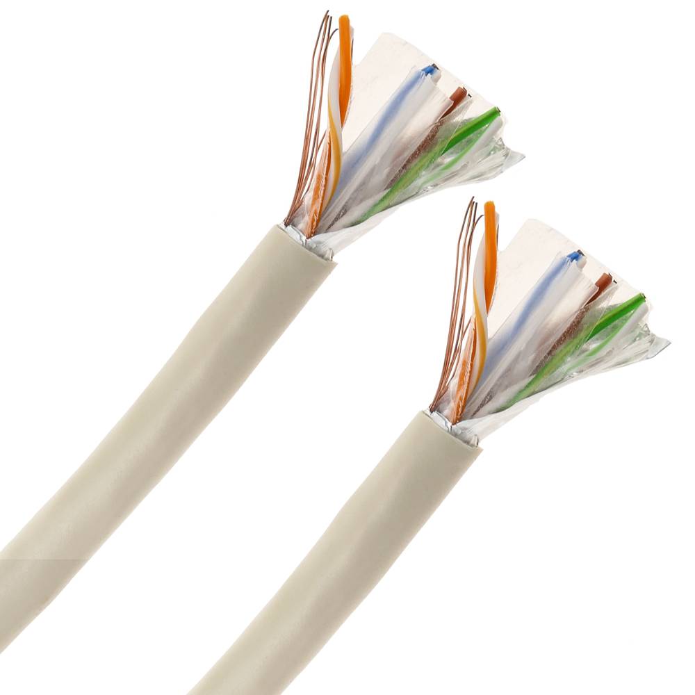 Cavo di rete rigido da esterno ethernet cat.6 UTP matassa da 100Mt