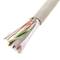 Bobine de câble réseau LAN FTP catégorie cat.6 24AWG rigide CCA gris 100m