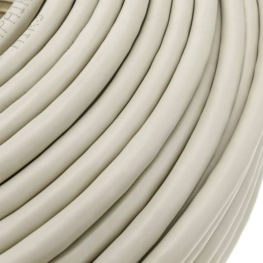 Bobina de cable de xarxa LAN FTP categoria cat.6 24awg CCA rígid gris 305m
