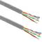 Spoel van netwerkkabel LAN UTP Cat.6A 23AWG CCA star grijs 305m