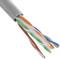 Spoel van netwerkkabel LAN UTP Cat.6A 23AWG CCA star grijs 305m