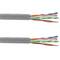 Spoel van netwerkkabel LAN UTP Cat.6A 23AWG CCA star grijs 305m
