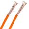 Bobina de cable de red ethernet Cat. 7 SFTP de 100 m rígido de color naranja